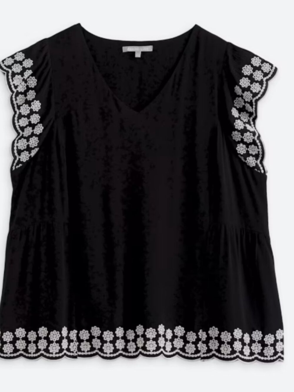 NWT  Daniel Rainn Elana Relaxed Blouse 2x
